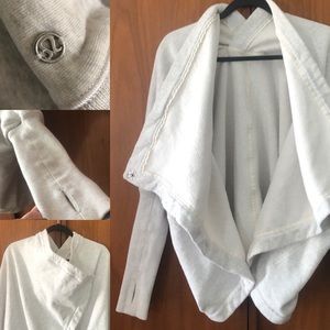 lululemon | Wrap Sweater | Marled Grey | XS